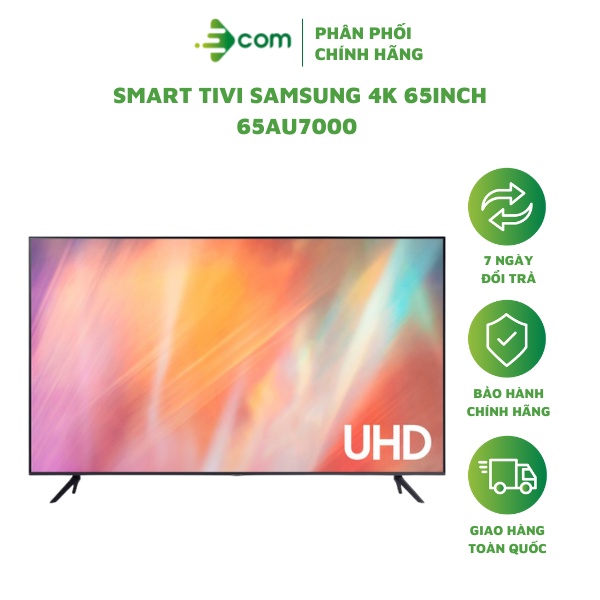 Smart Tivi Samsung 4K 65 inch 65AU7000 - Bảo hành tại nhà 24 tháng