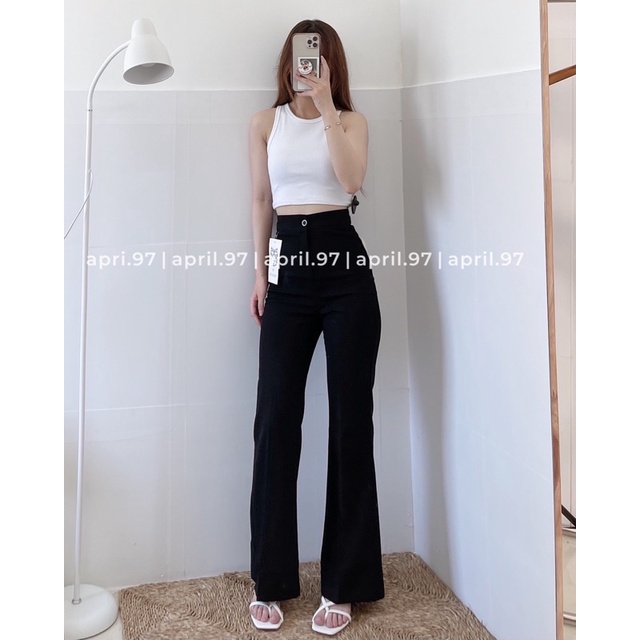 Quần loe dài siêu hack chân