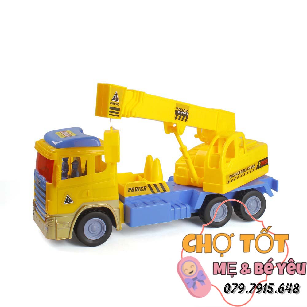 Xe Cần Cẩu Mô Hình Loại Lớn Hãng Long Thủy 40cm (HÀNG VIỆT NAM TO ĐẸP)