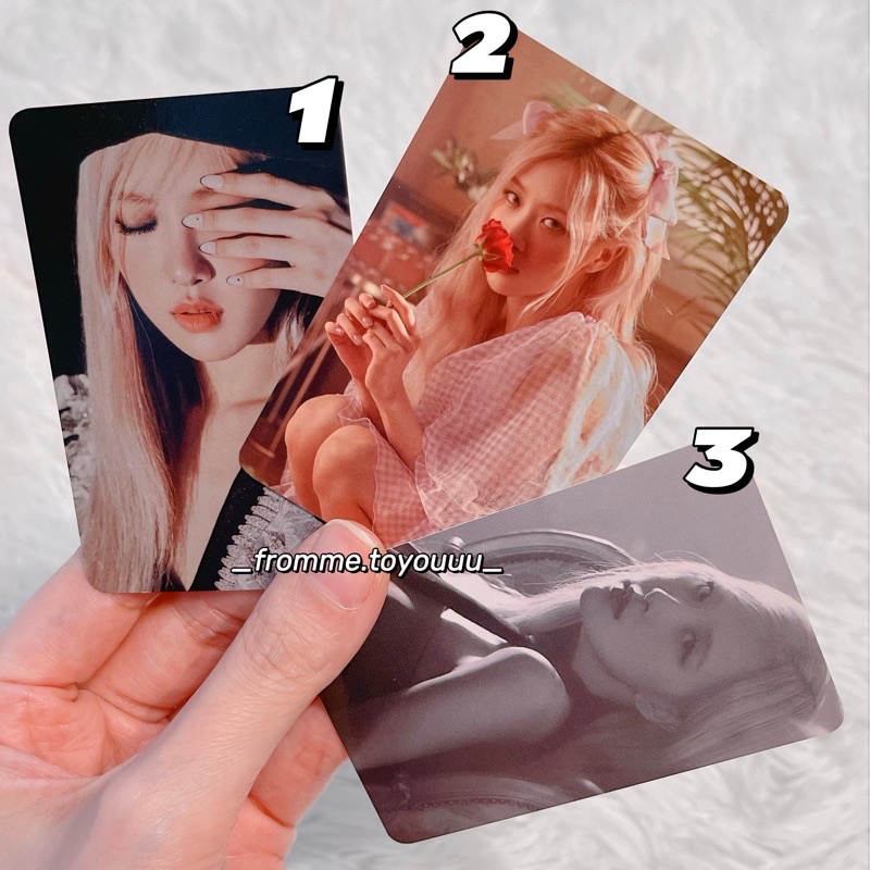 Quà Pre Order Photobook/ Album BLACKPINK Rosé Jennie Jisoo Lisa chính hãng