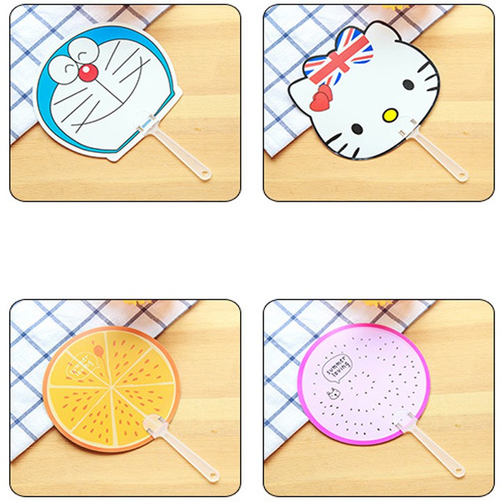 Quạt nhựa cầm tay dễ thương Loại 1