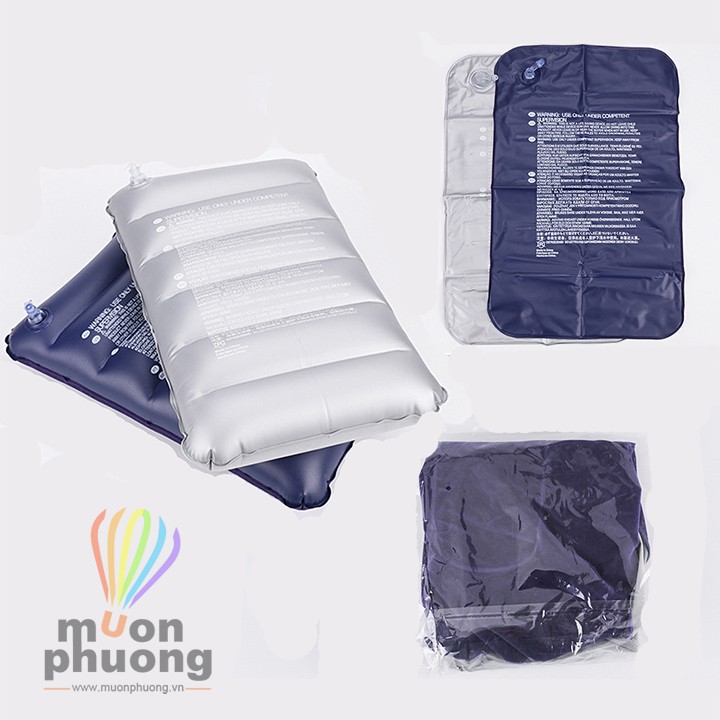 [FRSHIP 20K] Gối hơi văn phòng du lịch dã ngoại PVC - MUÔN PHƯƠNG SHOP