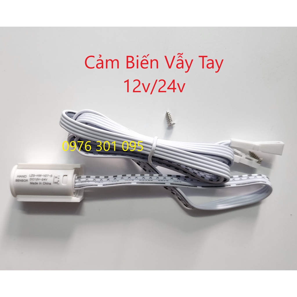 Cảm Biến Vẫy Tay, Chạm Tay, Đóng Tủ, Chuyển Động Bật Đèn Tủ Bếp, Tủ Quần Áo, Trang Điểm 12v/24v