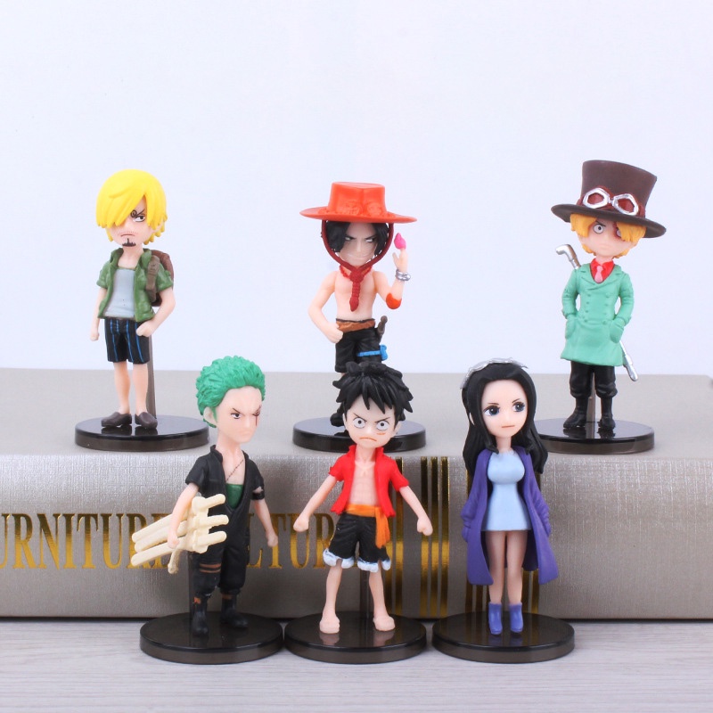 Set 6 Mô Hình Nhân Vật Phim Hoạt Hình One Piece
