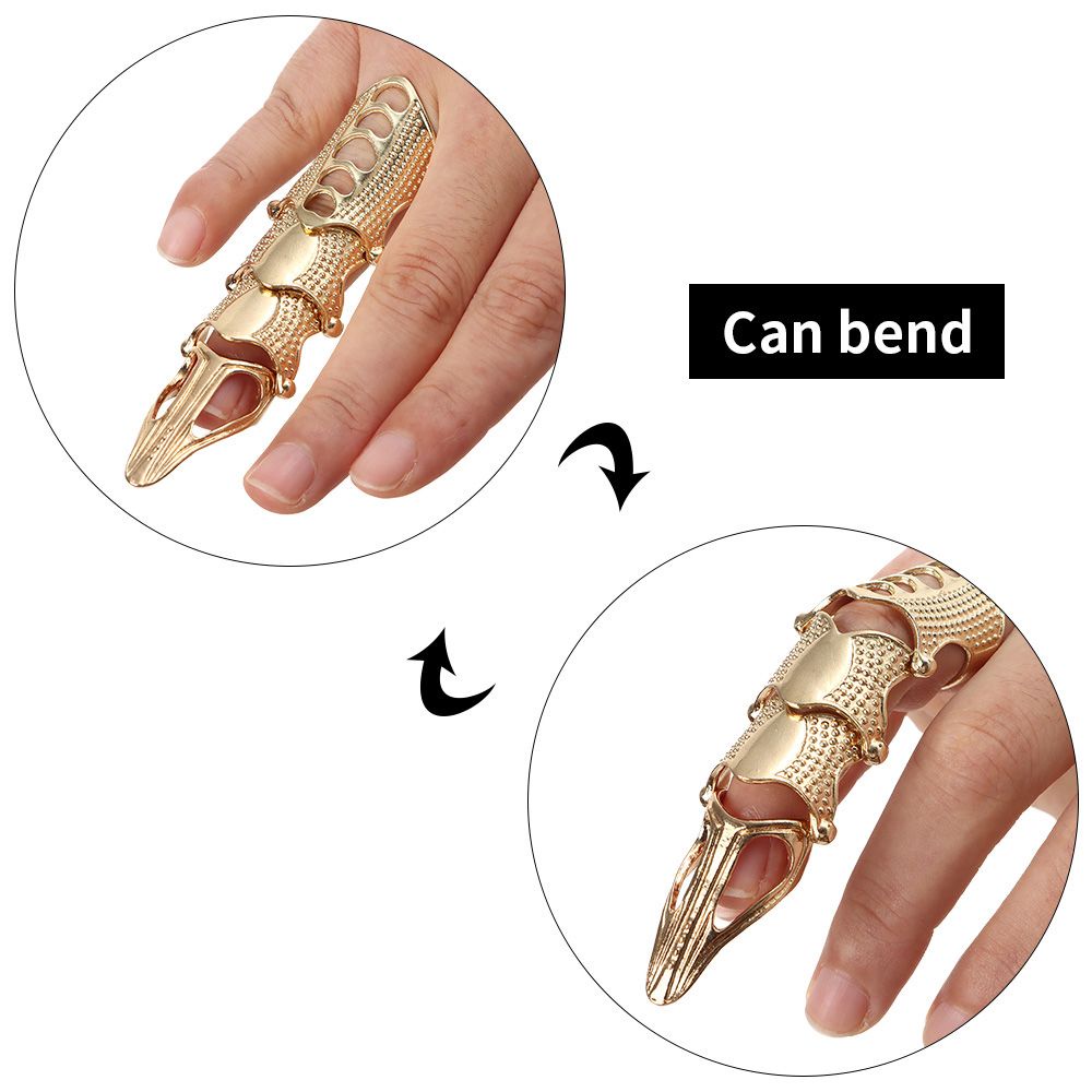 Nhẫn Hình Móng Vuốt Bằng Kim Loại Nhiều Màu Thời Trang