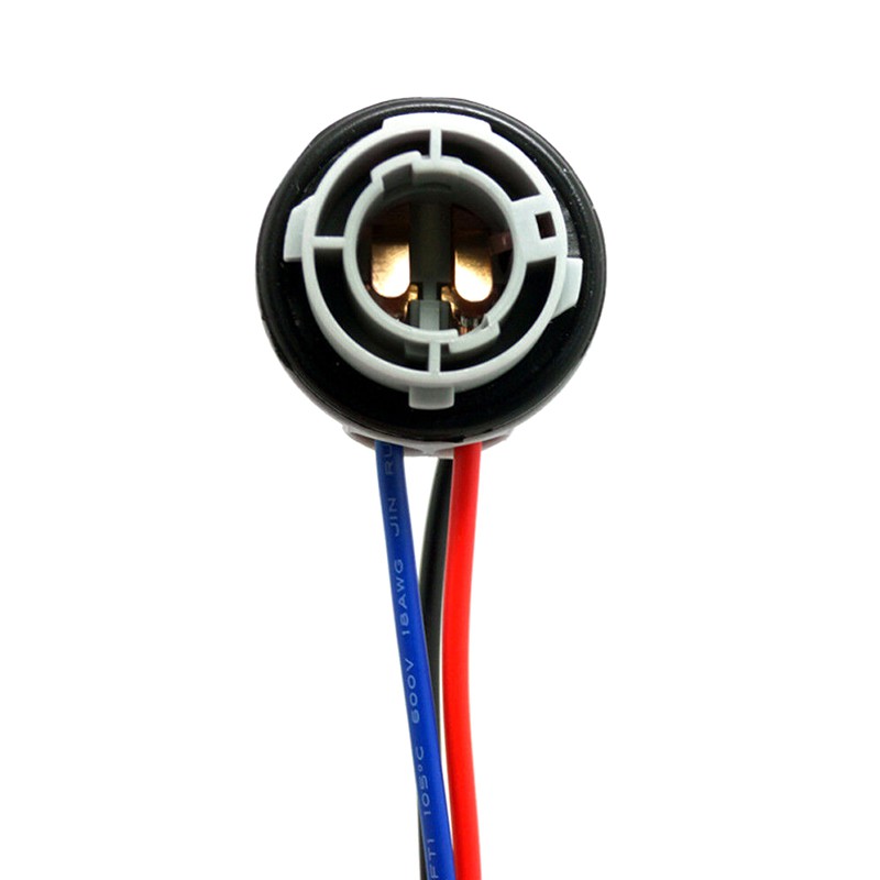 Set 2 Đuôi Đèn 1157 BAY15D Có Giá Đỡ Chuyển Đổi Chuyên Dụng Cho Phanh