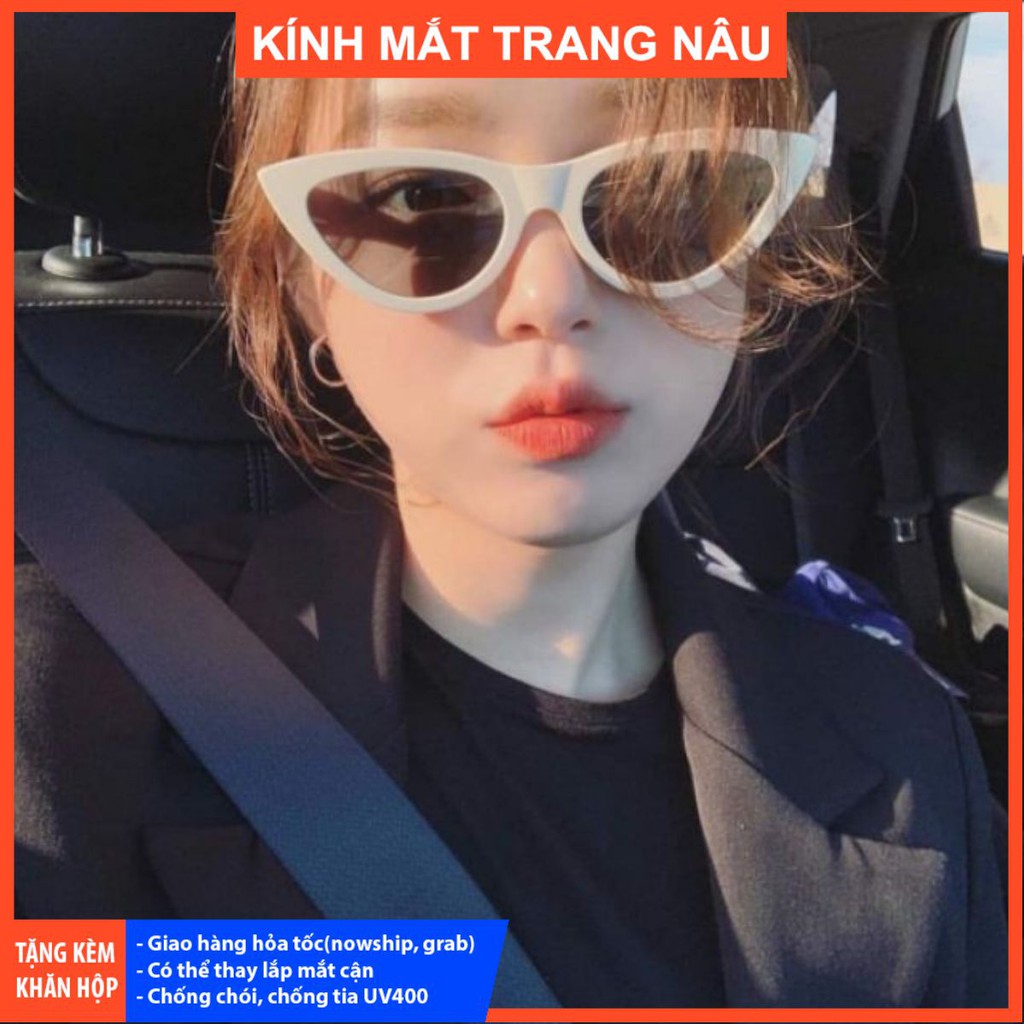 [SIÊU SALE] Gọng kính mát thời trang - Ảnh thật 100% tặng kèm khăn hộp