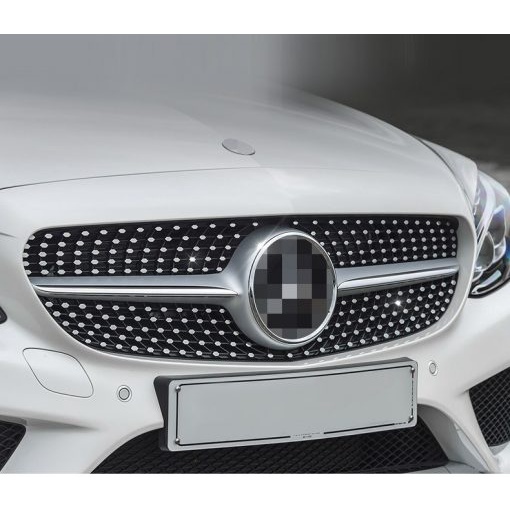 Mặt ca lăng kim cương sao rơi Mercedes Benz dòng xe C E GLC GLE