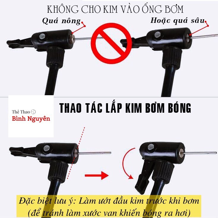 Ống bơm mini cầm tay đa năng (TẶNG 1 kim) bơm bóng đá bóng rổ bóng chuyền...xe đạp, phao, nhỏ gọn dễ mang