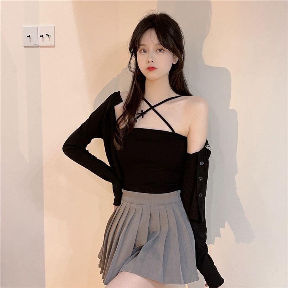 Áo Lót Quấn Ngực Không Tay Bằng Cotton Thoải Mái Thời Trang Mùa Hè Dành Cho Nữ