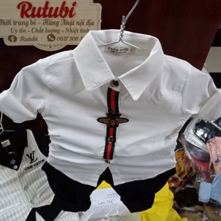 Sơ mi gucci bé trai