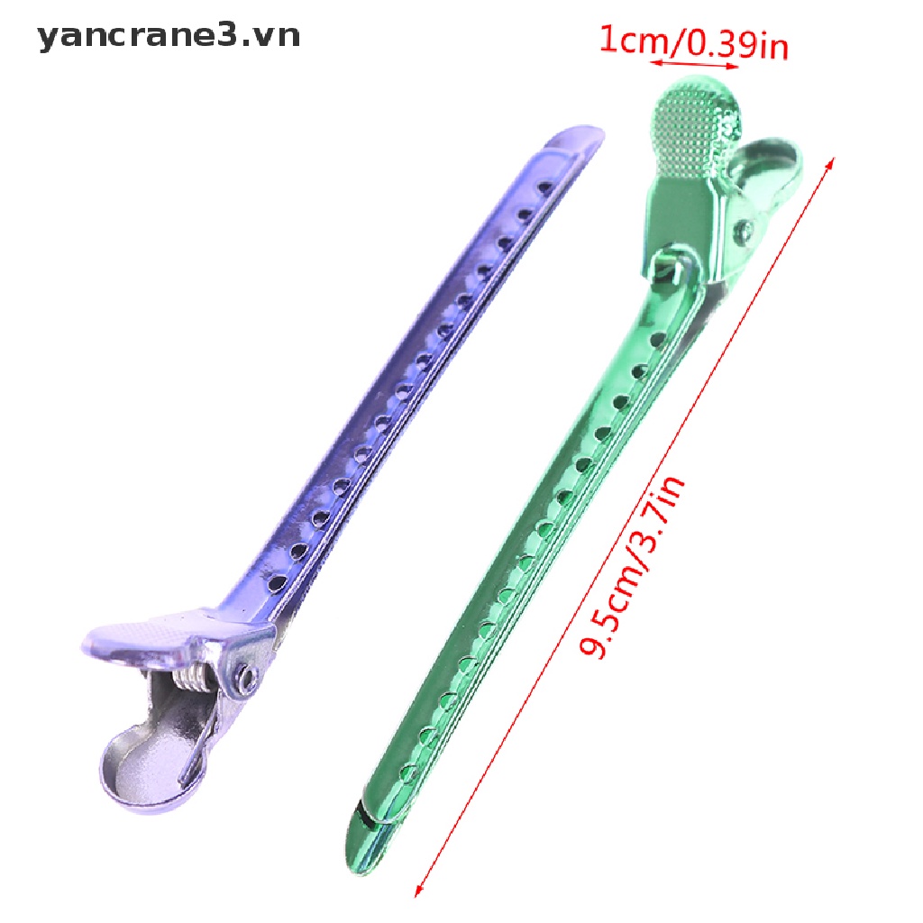Set 6 Kẹp Tóc Mỏ Vịt Bằng Kim Loại Chuyên Dụng Cho Salon Làm Tóc yancrane3.vn