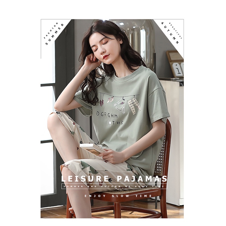 Đồ mặc nhà nữ đáng yêu chất cotton 100% BA5013 | BigBuy360 - bigbuy360.vn