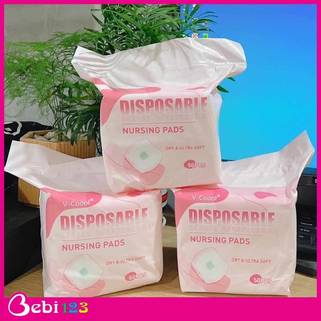 Túi 50 miếng lót thấm sữa VCoool siêu thấm, chống tràn cho mẹ