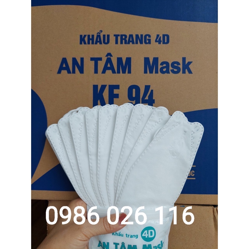 KF94-Khẩu trang y tế 4D AN TÂM "1 gói / 10 cái"