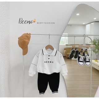 Hàng có sẵn bé mỡ kids - hàng sẵn kho 🐻🐻🐻 set bộ cổ đức polo màu trắng cho bé