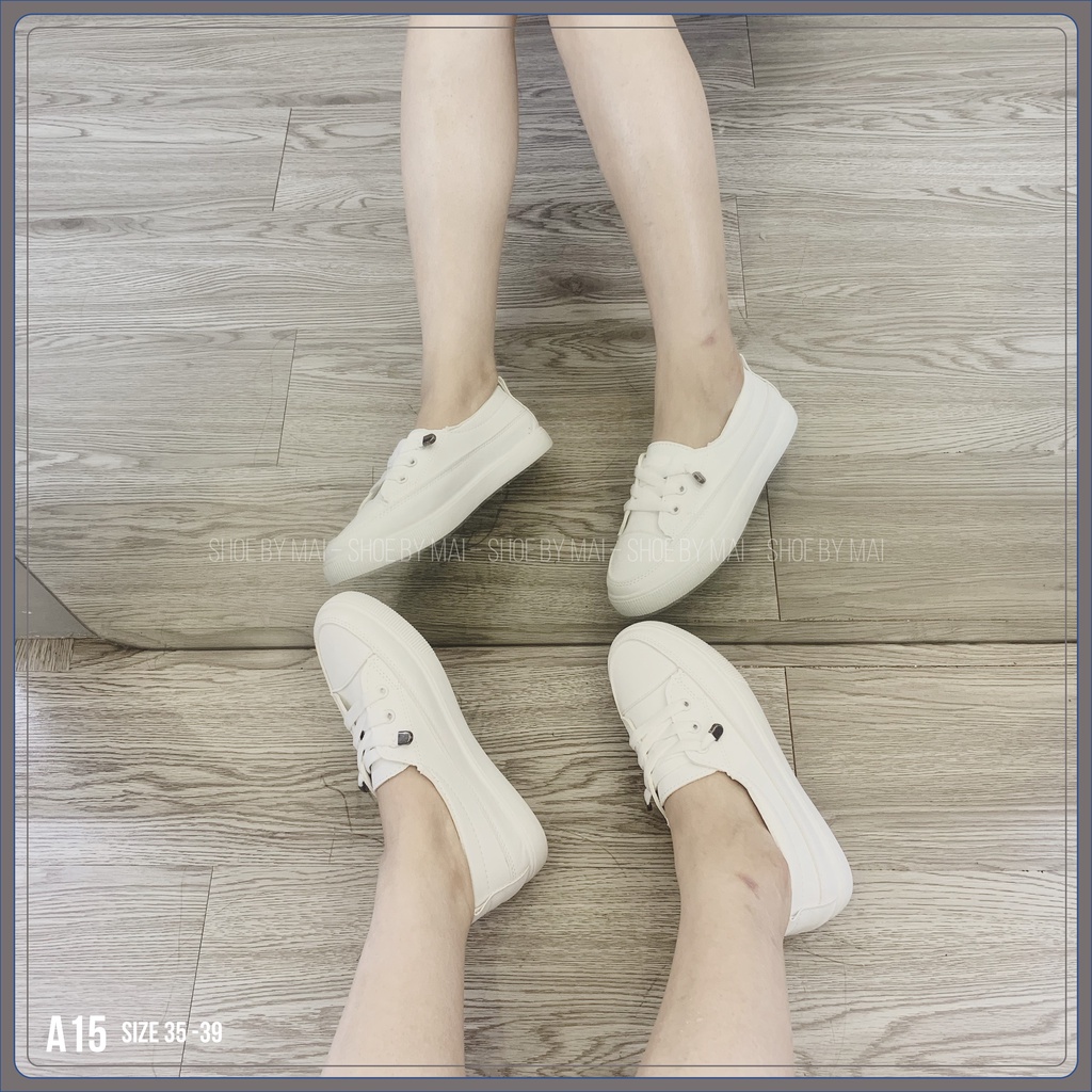 Giày thể thao nữ cá tính, giày sneaker nữ A15 SHOEBYMAI