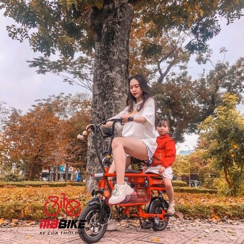 Xe Điện ADIMAN X1 giỏ lớn - Xe Điện Mini bánh 12inch Siêu Tiện Lợi - Pin Lithiim 15A - Bảo Hành Chính Hãng 18 Tháng