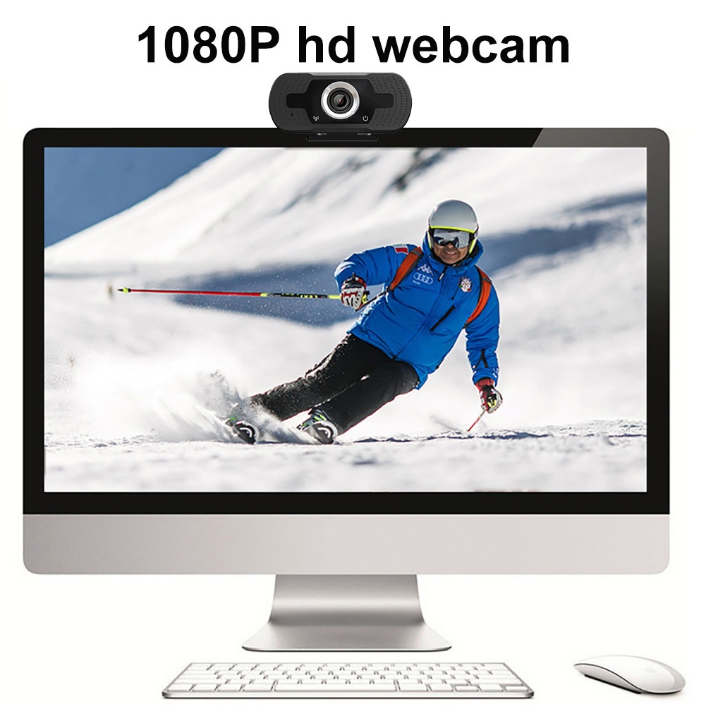 Webcam USB 2.0 độ phân giải cao 1080P kèm mic cho PC/Laptop | BigBuy360 - bigbuy360.vn