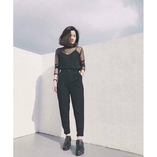Quần bagy vải