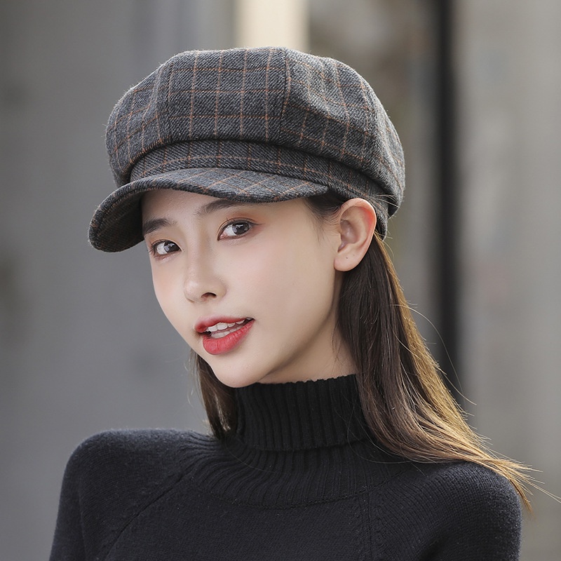Korean Fashion Fall Winter Beret Hats For Women