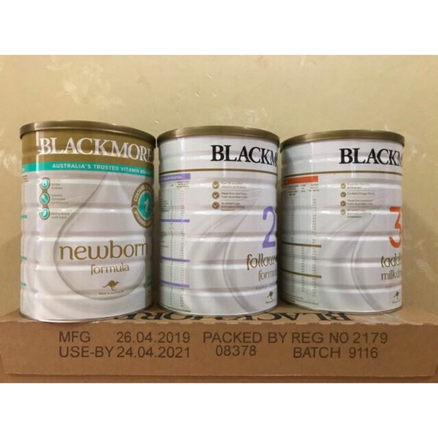 Sữa Blackmores số 1,2,3