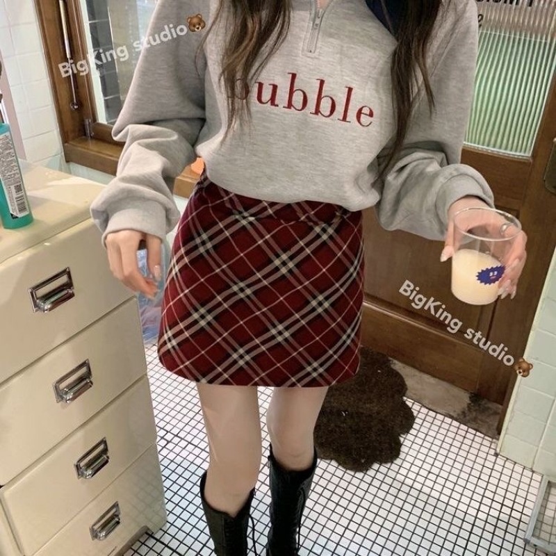 Chân Váy Ngắn Phong Cách Retro Quyến Rũ Cho Nữ