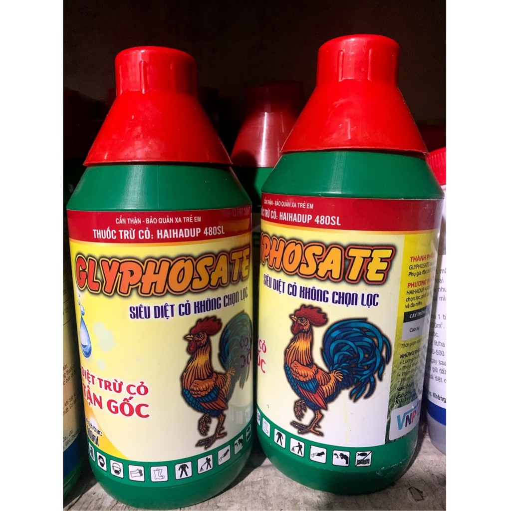 Thuốc trừ cỏ Glyphosate 480SL- thuốc trừ cỏ khai hoang mạnh, diệt sạch cỏ dại, cỏ nội hấp chỉ 1 lần phun duy nhất 1 Lít