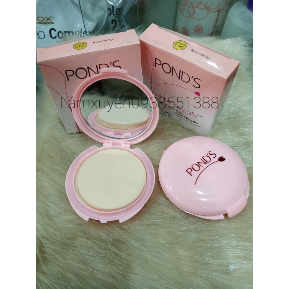 Phấn trang điểm ponds white beauty trắng hồng rạng rỡ 10g , kiềm dầu tốt ,nâng tông ,giá tận gốc ,sài siêu đã