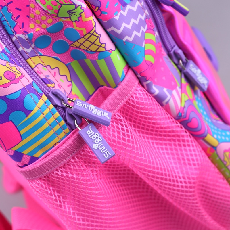 Ba Lô Đi Học In Hình Kẹo Mút 3D Dễ Thương Có Size Lớn Tiêu Chuẩn 1-6