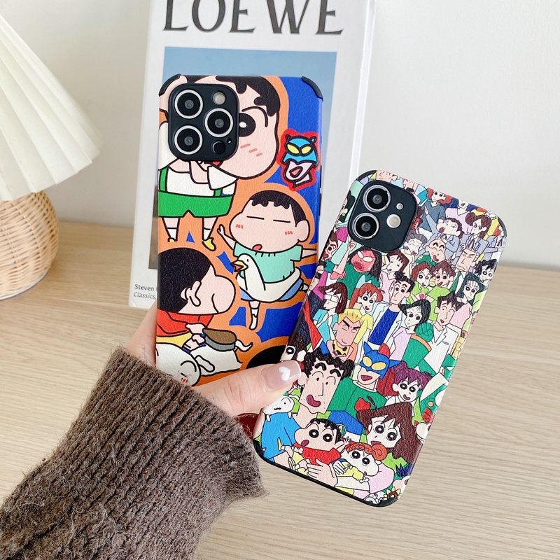 Ốp Điện Thoại Mềm Họa Tiết Shinchan Cho Samsung Galaxy A03S A02S A12 M12 A22