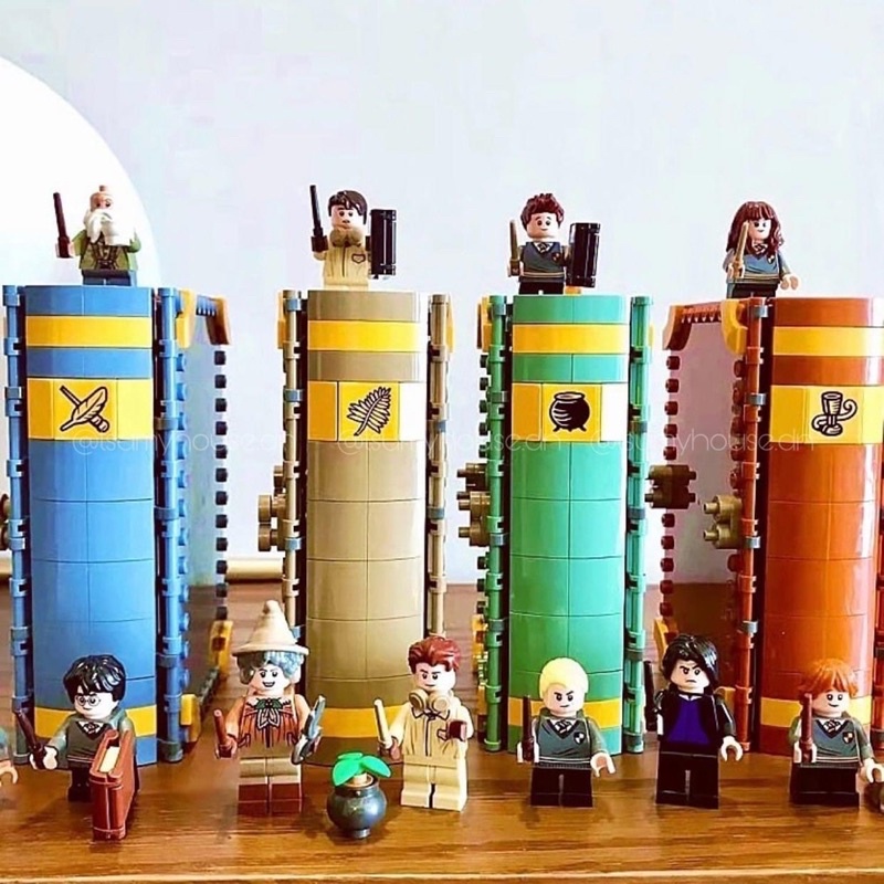 Đồ chơi xếp hình mô hình lắp ráp Quyển Sách Lớp Học Huyền Bí Harry Potter NonLego Nanoblocks
