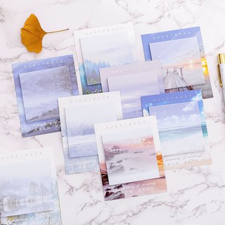 SET 2c Tập Giấy Note ghi chú PHONG CẢNH đẹp