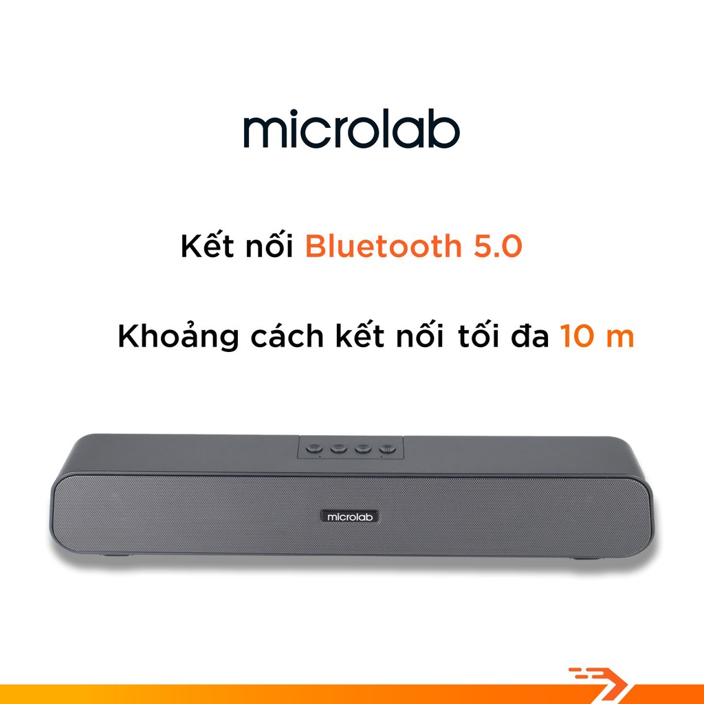 Loa Bluetooth Để Bàn Microlab MS210 Hỗ Trợ Kết Nối FM/Thẻ nhớ/AUX/USB - Bảo Hành Chính Hãng