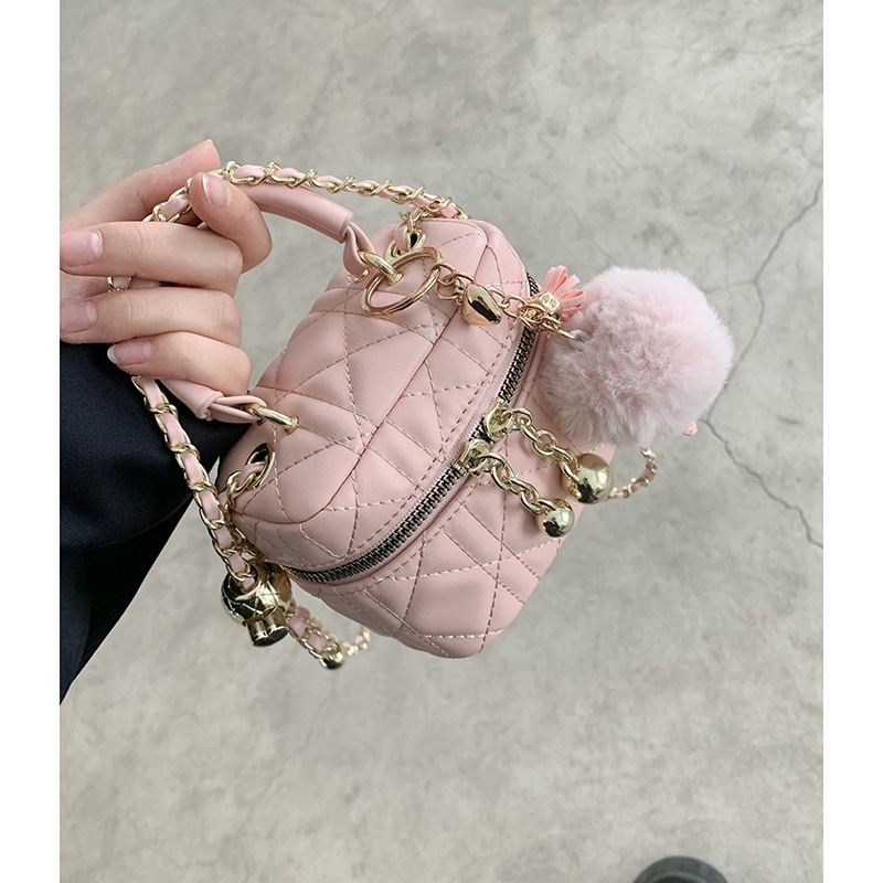 Fanli Túi Xách Da Đeo Vai Hình Vuông Cỡ Nhỏ Phối Dây Đeo Sợi Xích Thời Trang Chất Lượng Cao Cho Nữ