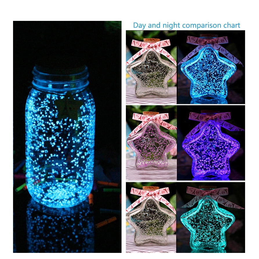 30 Viên đá nhân tạo phát sáng, sỏi dạ quang trang trí tiểu cảnh, chậu cây cảnh, hồ cá DPS