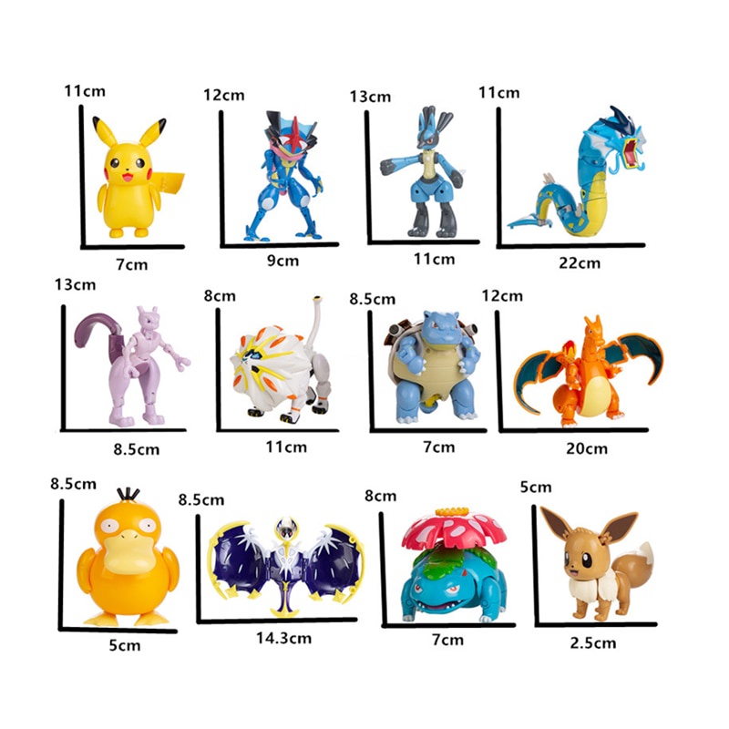 Mô Hình Đồ Chơi Nhân Vật Pokemon Charizard Greninja