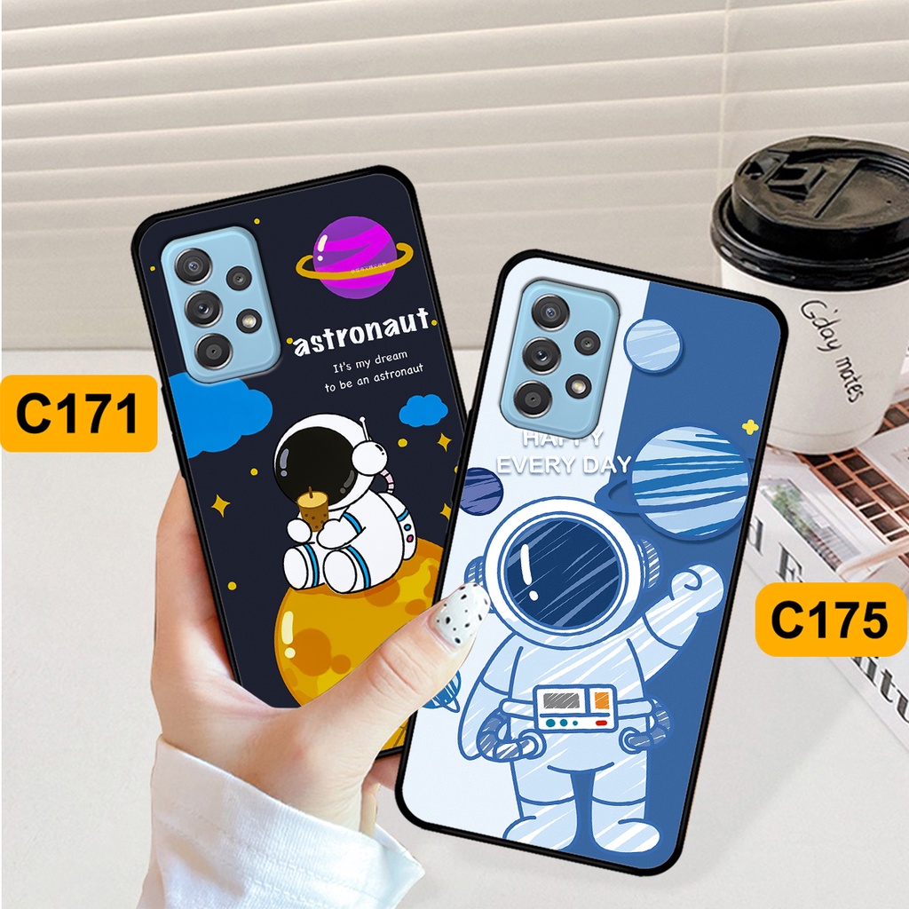 Ốp Samsung A52 - A53 - A72 - A73 in hình astronaut, phi hành gia vũ trụ hottrend, độc đáo, cá tính.