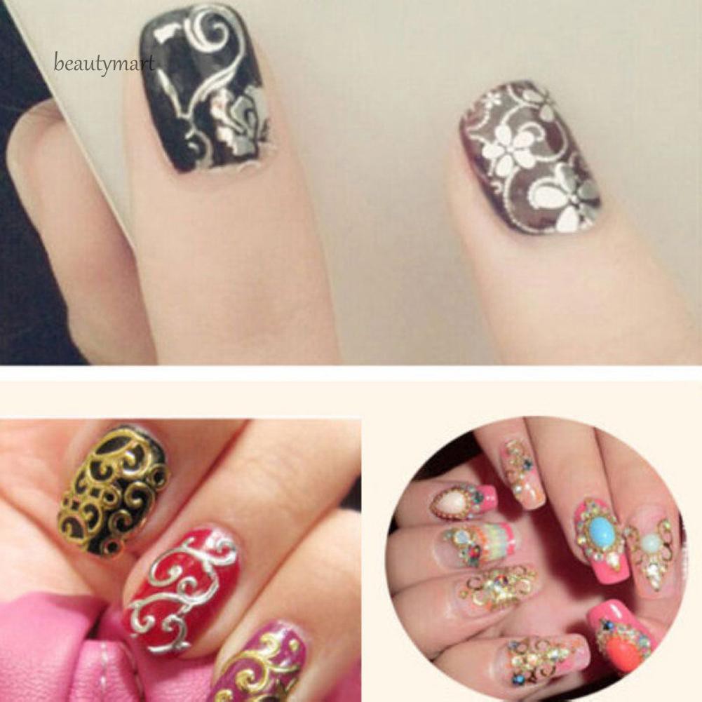 [Hàng mới về] Set 12 tấm miếng dán trang trí móng nghệ thuật