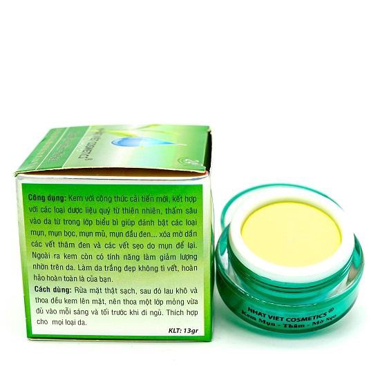 NHẬT VIỆT COSMETICS - Kem Mụn, Xóa thâm, Mờ sẹo (13g)