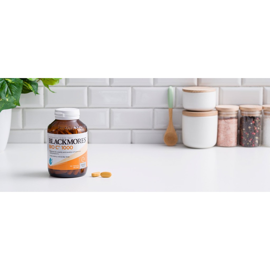 Blackmores bio vitamin c 1000mg 62 viên - 150 viên bổ sung vitamin C tăng sức đề kháng blackmore của Úc