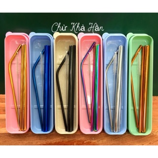 Set Ống Hút Inox bảo vệ mội trường