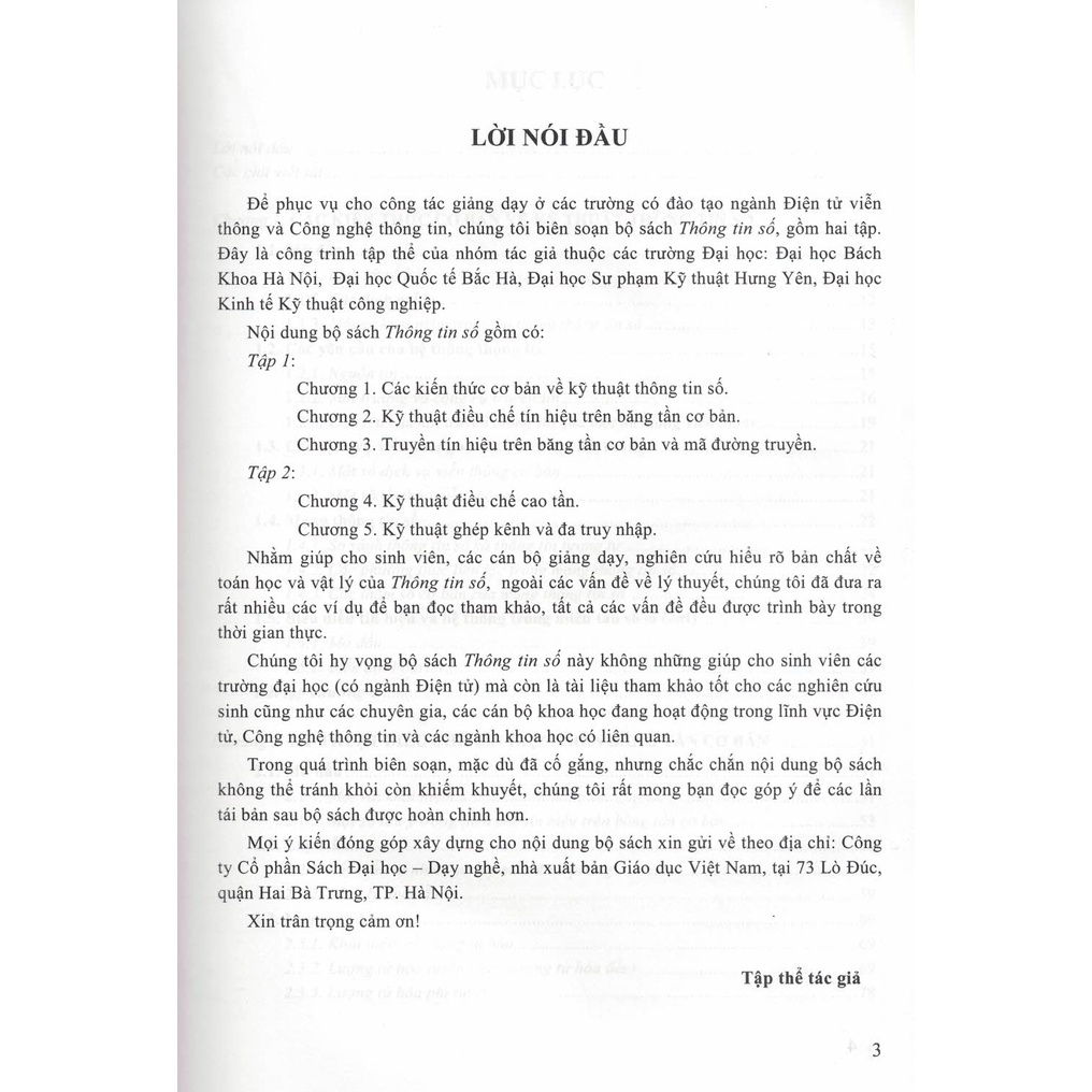 Sách - Thông Tin Số - Tập 1