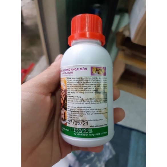 Hương và Màu Khoai Môn BiCo chai 100gr