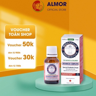 Men Vi Sinh Bioamicus Complete 10 Chủng hỗ trợ đường ruột và tăng miễn dịch cho trẻ.