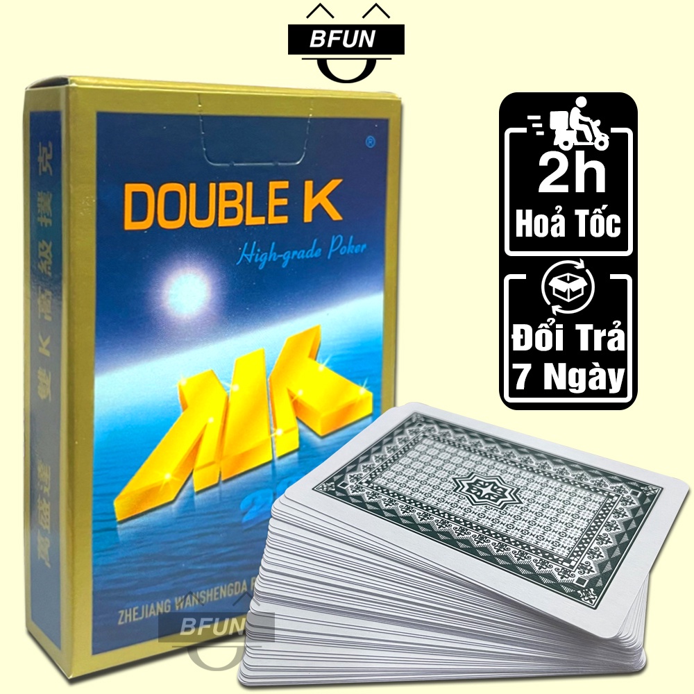 Bài Tây Giấy DOUBLE K - Bài 52 Lá Giấy Đẹp - Đồ Chơi Trẻ Em BFUN