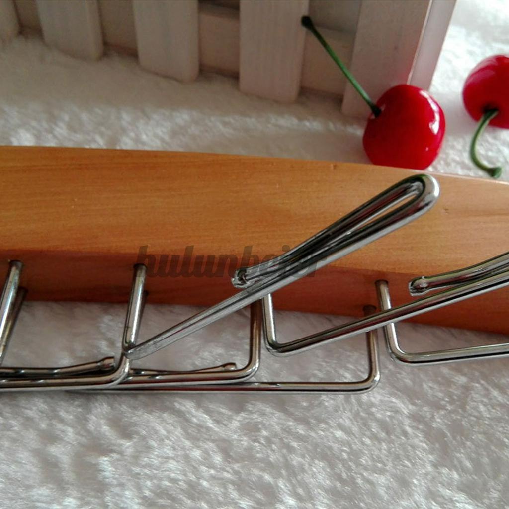 Móc Gỗ 16 Móc Treo Thắt Lưng Tiện Lợi