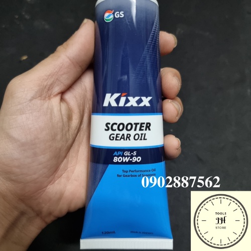 Nhớt hộp số xe tay ga  120 ml Kixx 80w90 nhập khẩu Hàn quốc
