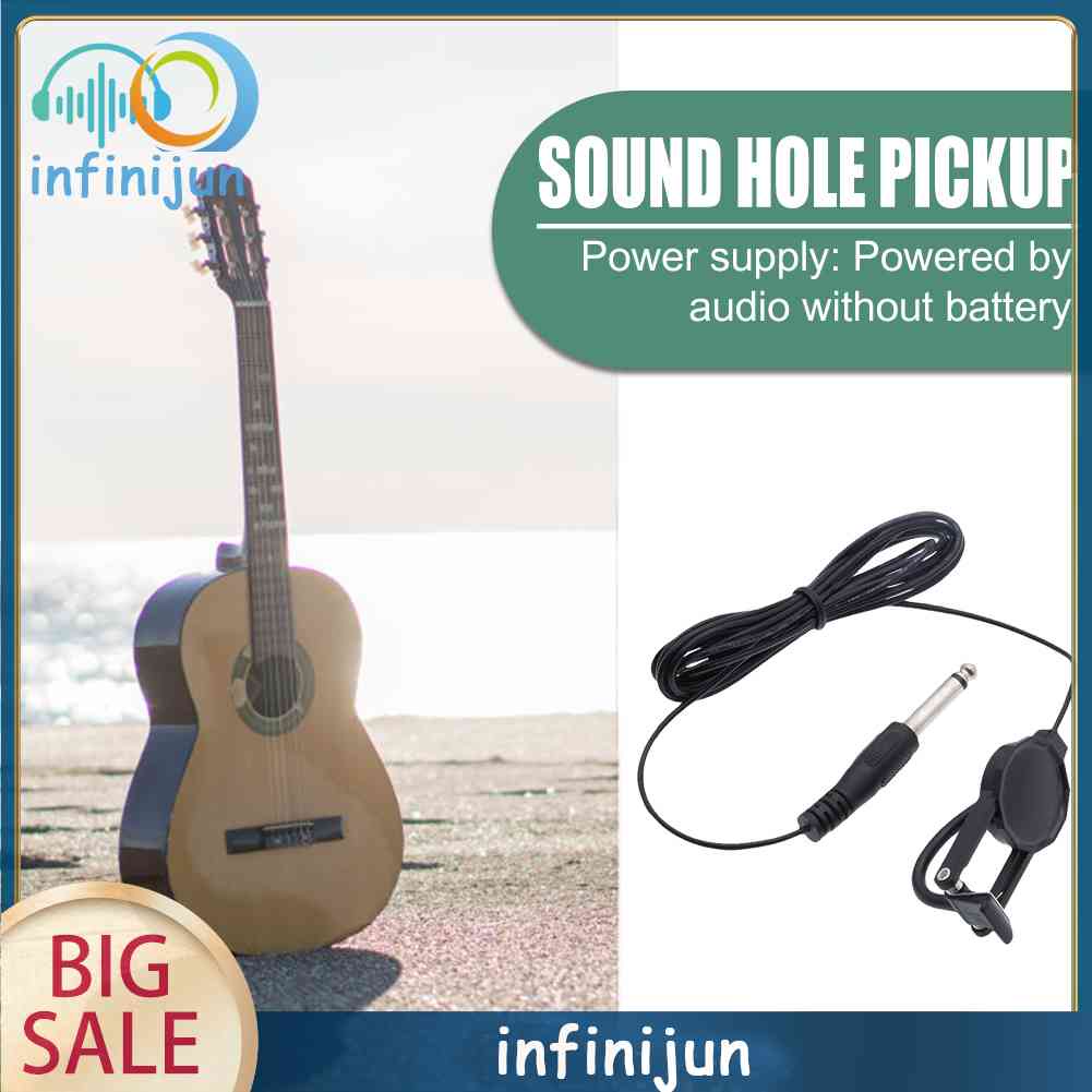 Bộ Pickup Có Kẹp Jd-01 Cho Đàn Guitar Acoustic/Ukulele/Violin