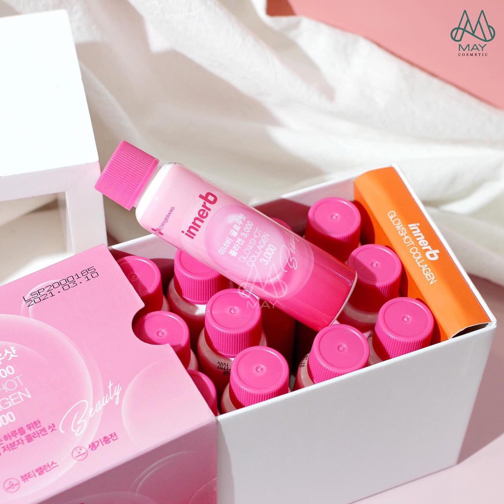 Nước uống Collagen Innerb Glowshot 3000 hộp 12 và 6 chai | BigBuy360 - bigbuy360.vn